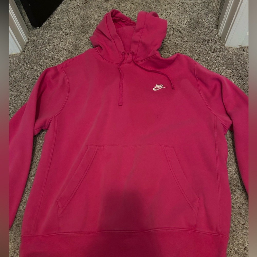 Pink nike hoodie